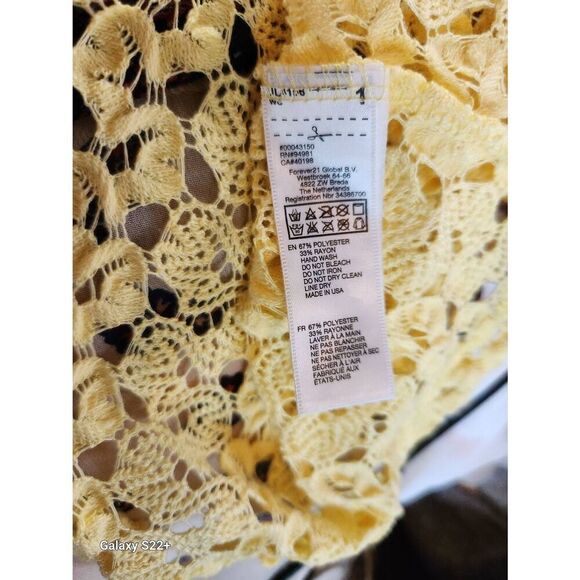 +21 Forever21 yellow crop top - Picture 4 of 9